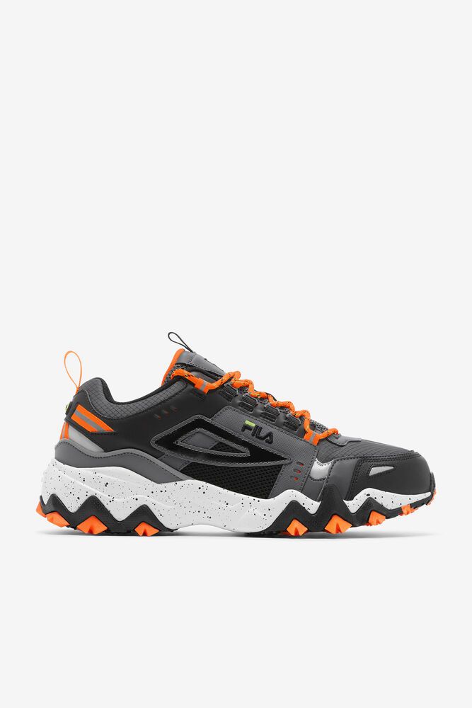 Fila Oakmont Tr Trainers Black/Orange - Mens - 73192ZHMJ